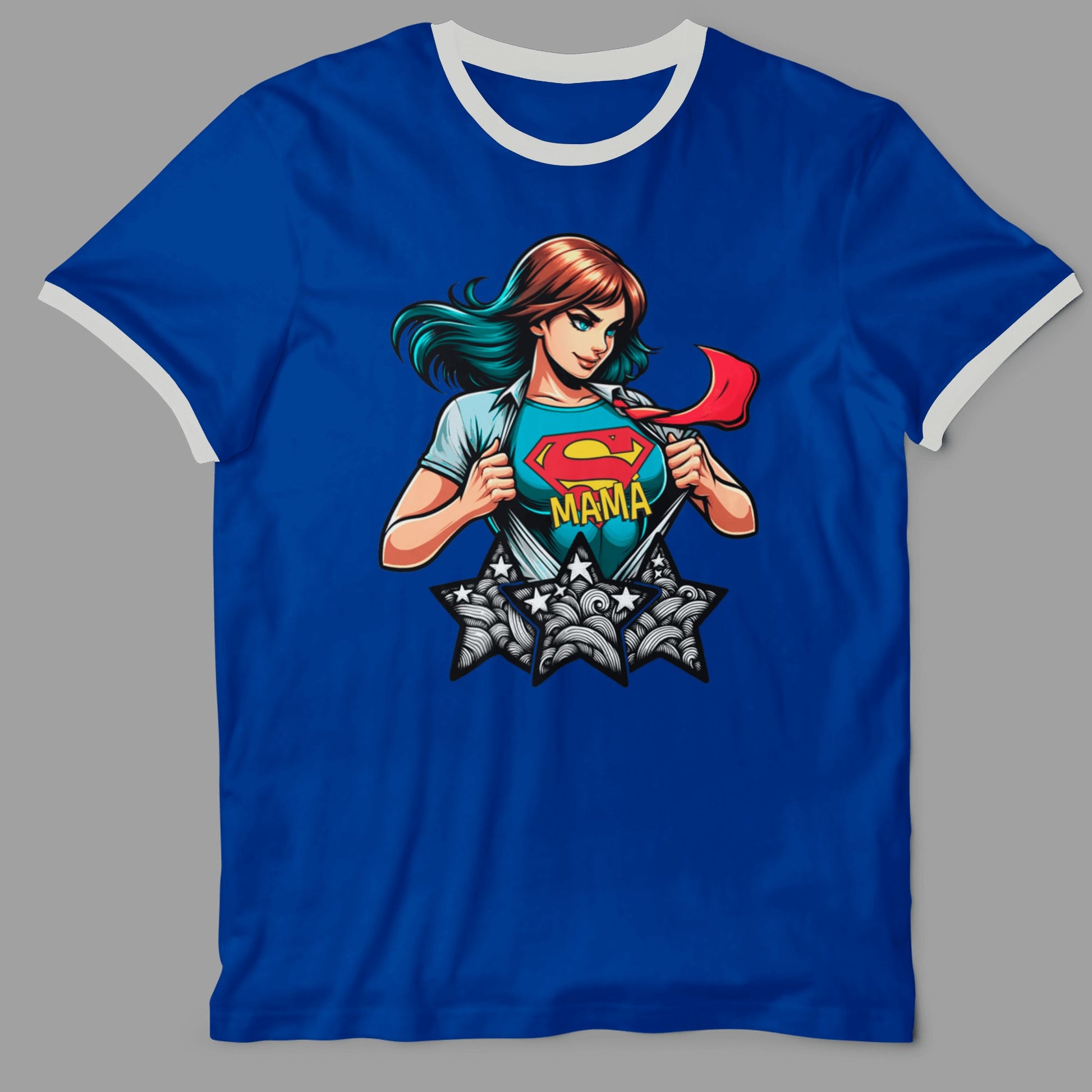 Camiseta Supermamá parodia de Superman para mamás - Starway to Helen