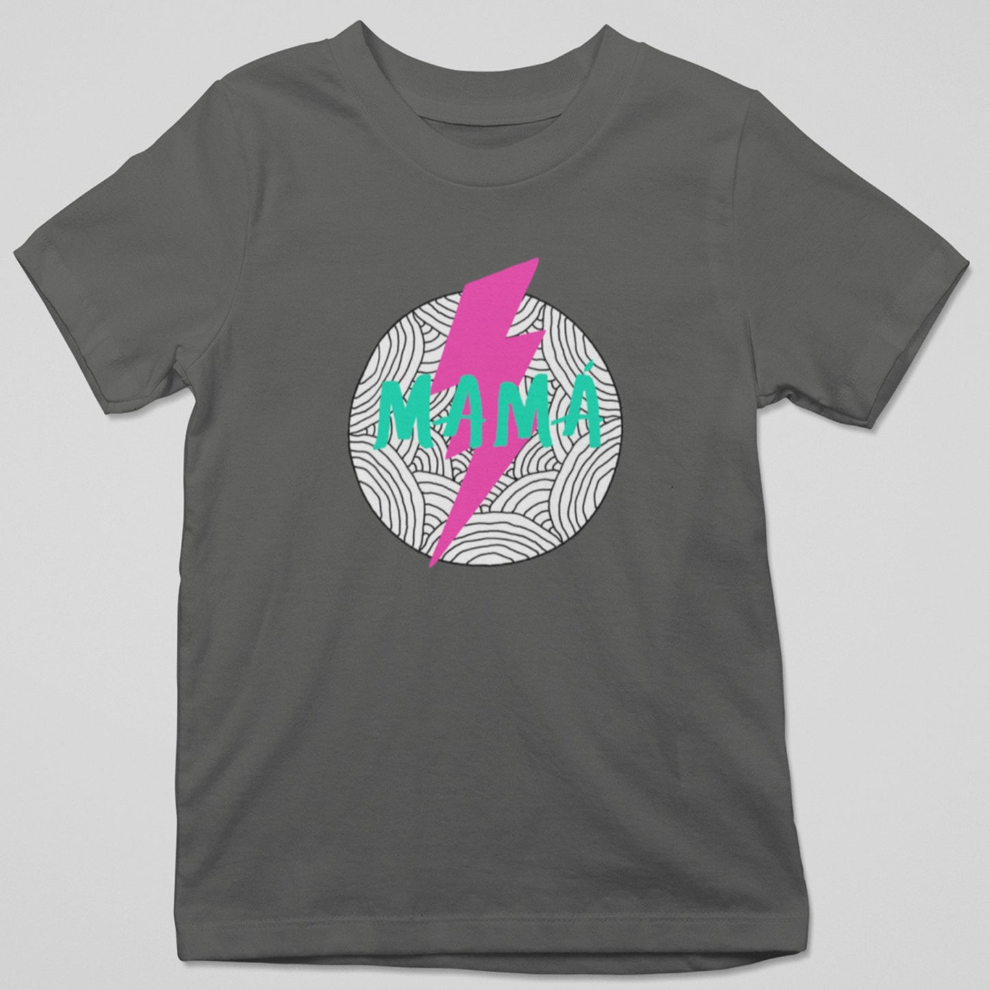 CAMISETA MANGA CORTA GRIS DIA MADRE