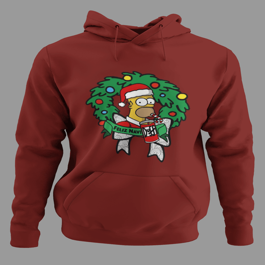 sudadera navideña
humor navideño
StarWayToHelen
sudadera Feliz NaviDuff
navidad y humor