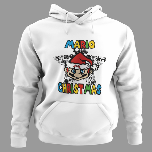 sudadera navideña Mario
humor geek navideño
StarWayToHelen
sudadera Mario Christmas
navidad estilo gamer