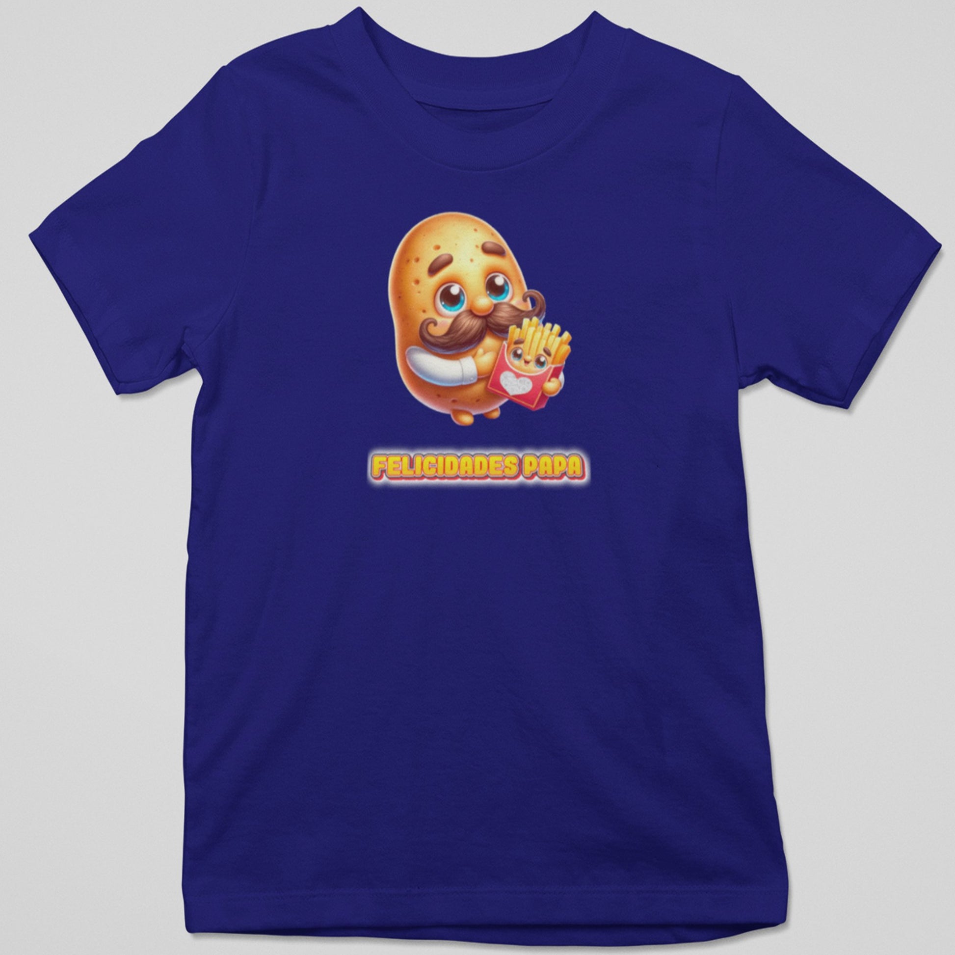 Camiseta Felicidades Papá con diseño especial Día del Padre, regalo original