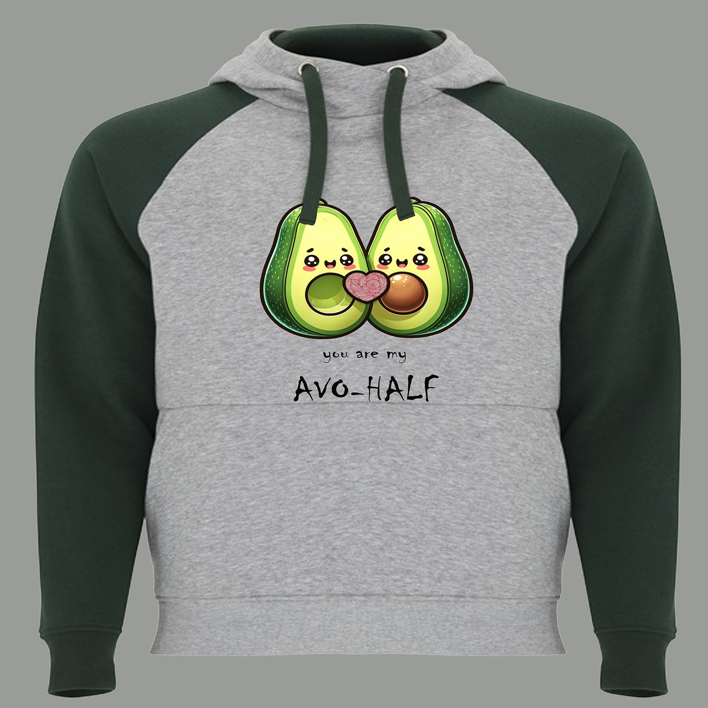 Sudadera You Are My Avo-Half con capucha, diseño aguacate para parejas, regalo original