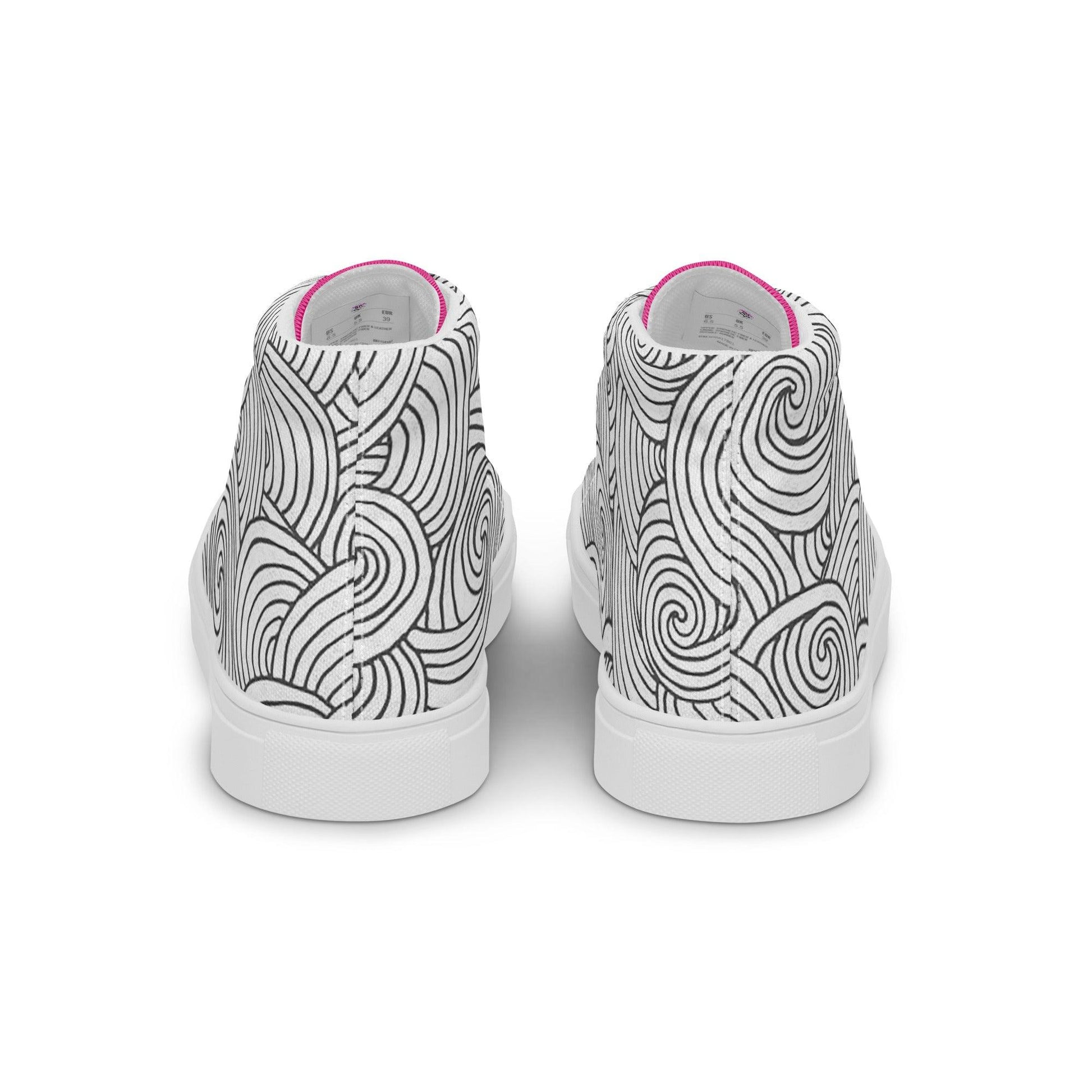Zapatillas de lona de caña alta DOODLES - STARWAYTOHELEN