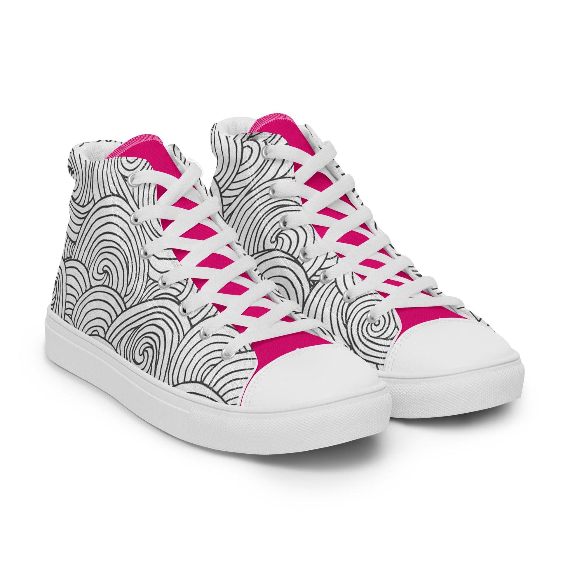 Zapatillas de lona de caña alta DOODLES - STARWAYTOHELEN