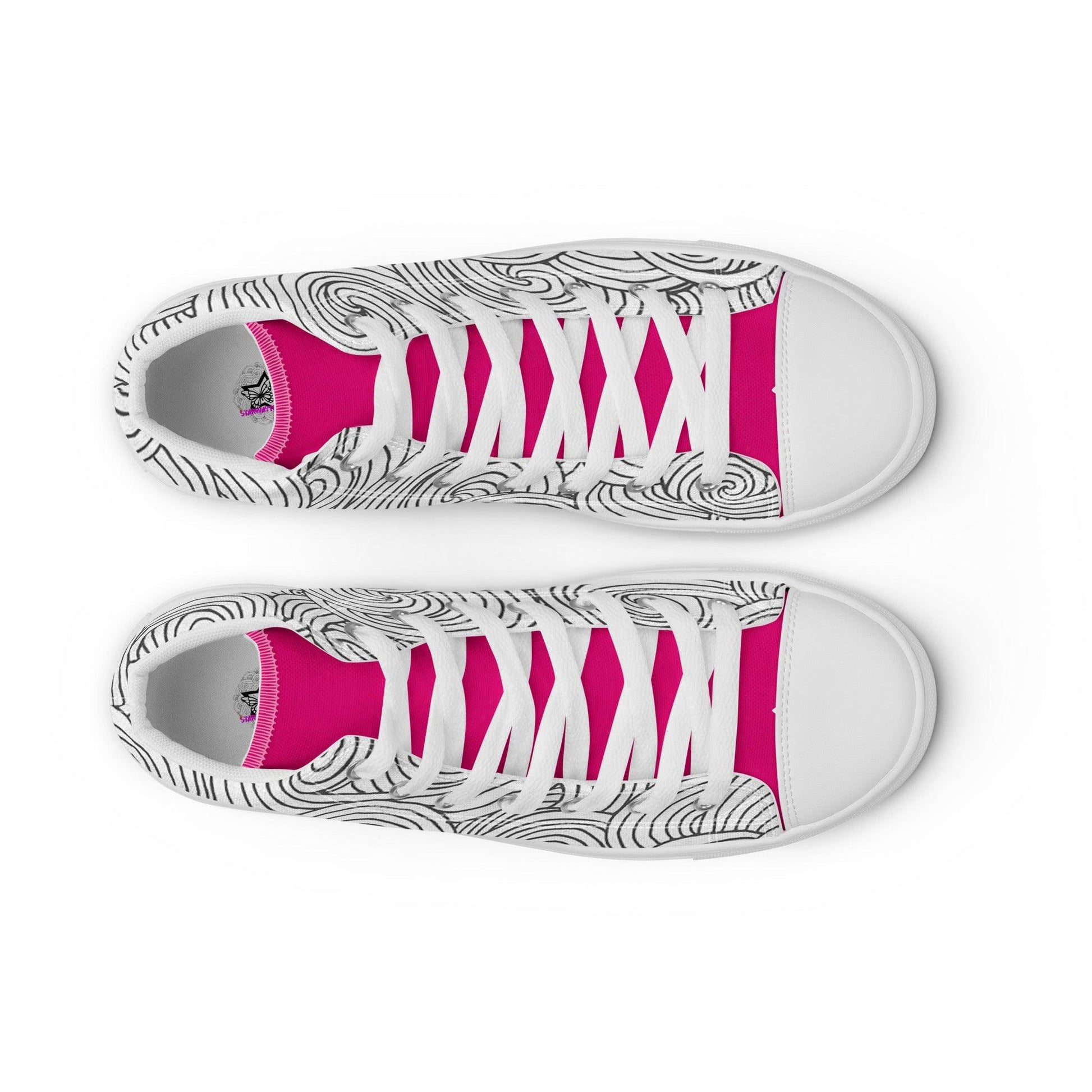 Zapatillas de lona de caña alta DOODLES - STARWAYTOHELEN