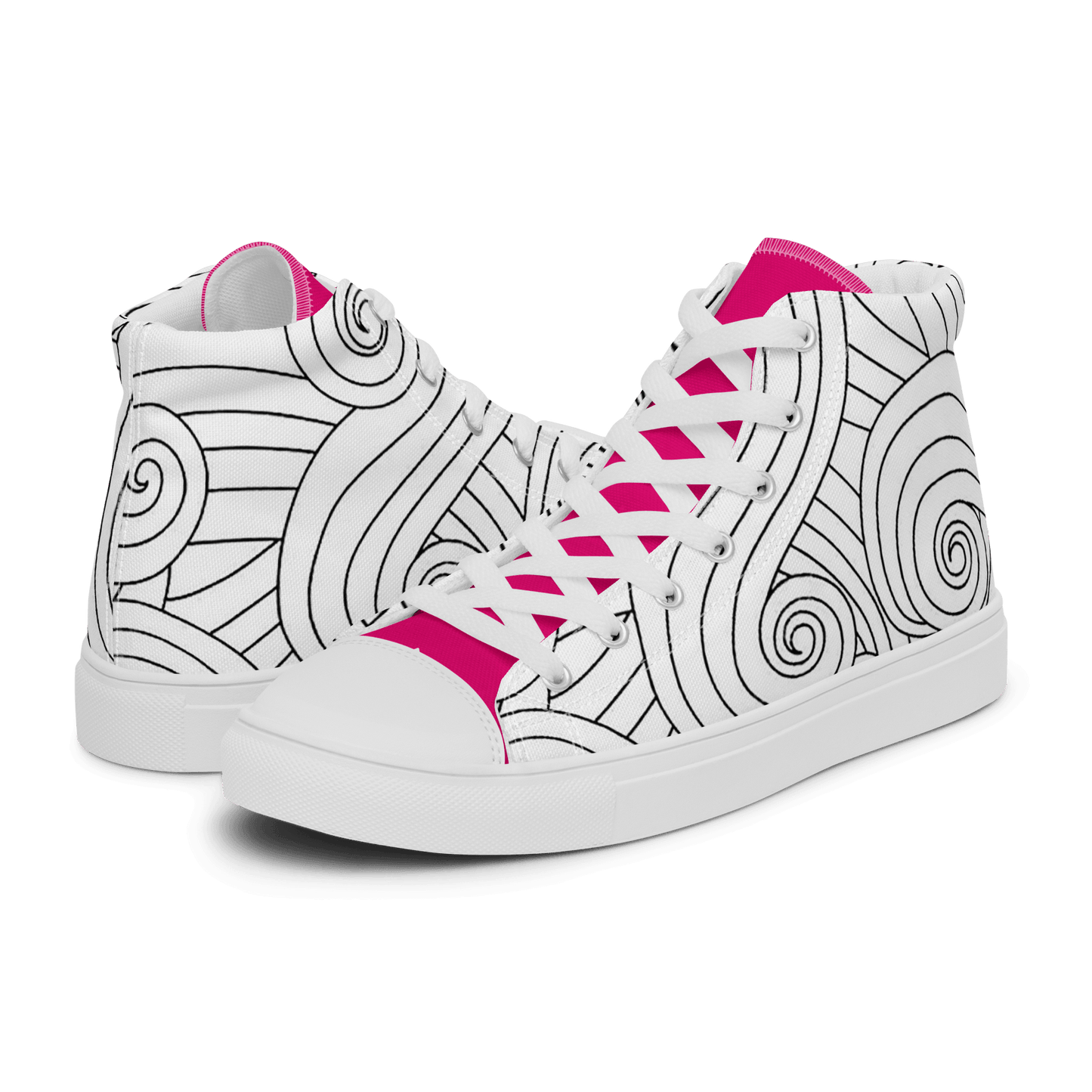 Zapatillas de lona de caña alta DOODLES - STARWAYTOHELEN