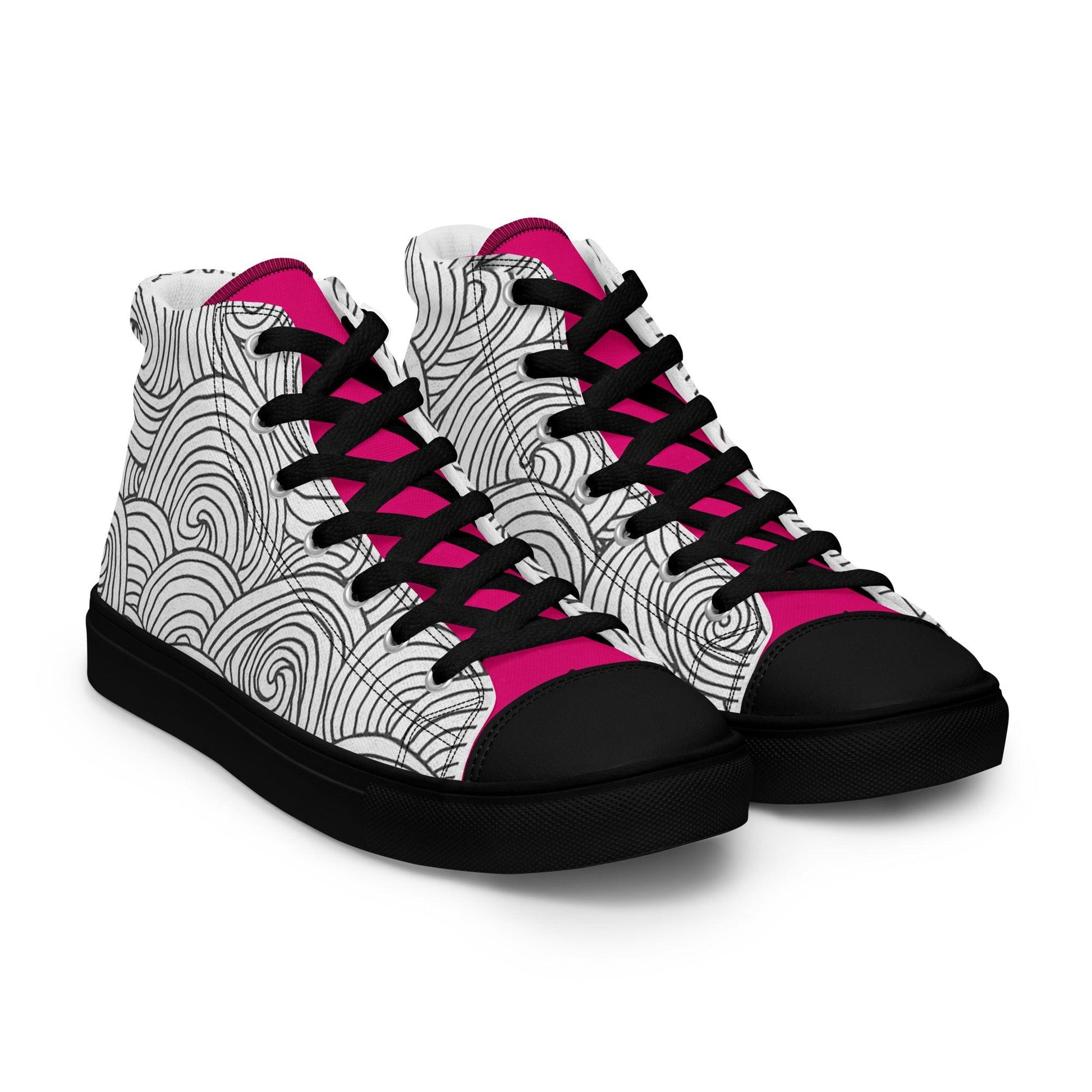 Zapatillas de lona de caña alta DOODLES - STARWAYTOHELEN