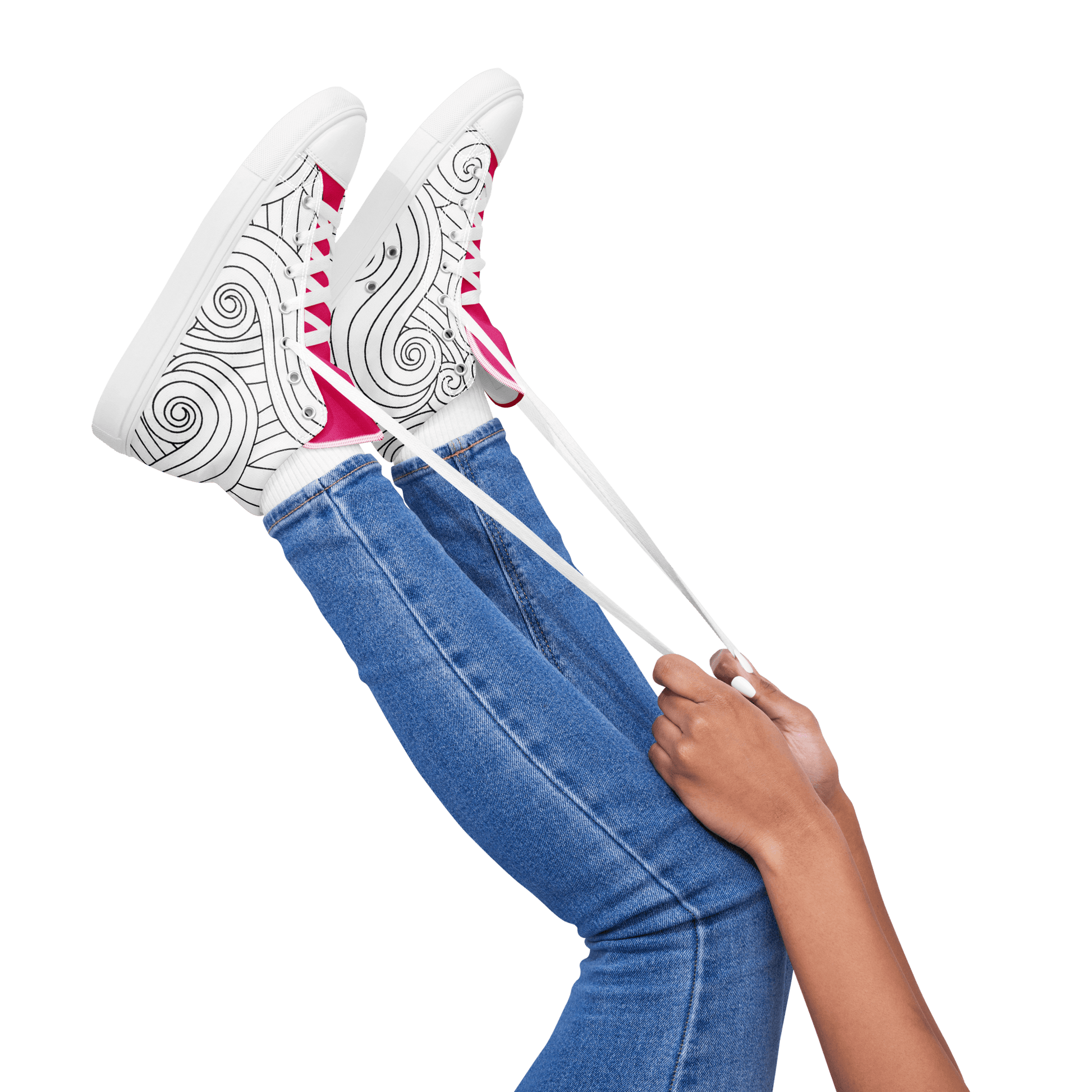 Zapatillas de lona de caña alta DOODLES - STARWAYTOHELEN