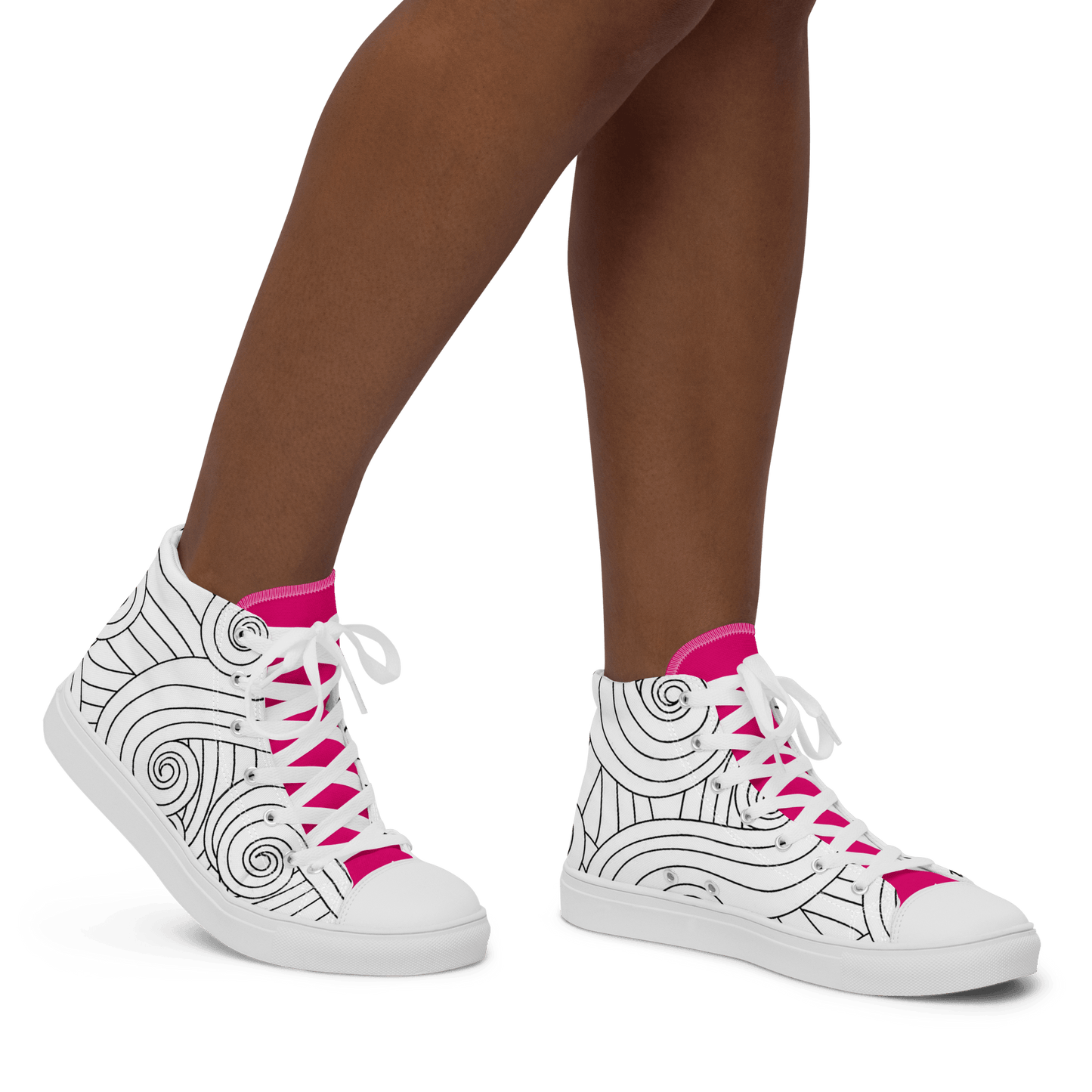 Zapatillas de lona de caña alta DOODLES - STARWAYTOHELEN