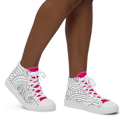 Zapatillas de lona de caña alta DOODLES - STARWAYTOHELEN