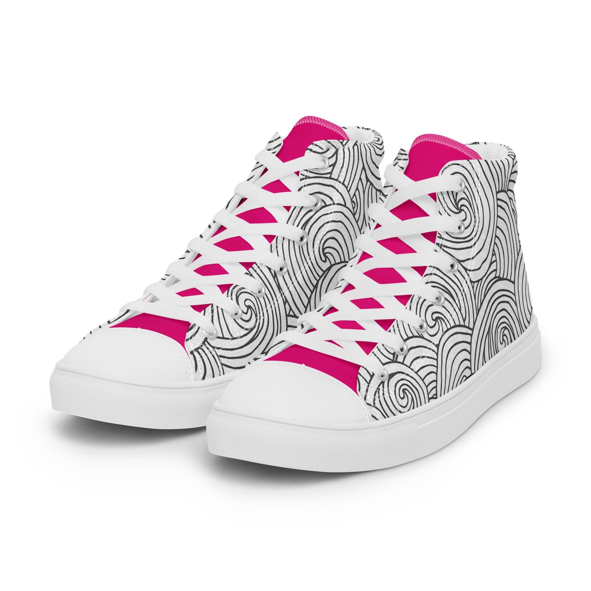 Zapatillas de lona de caña alta DOODLES - STARWAYTOHELEN