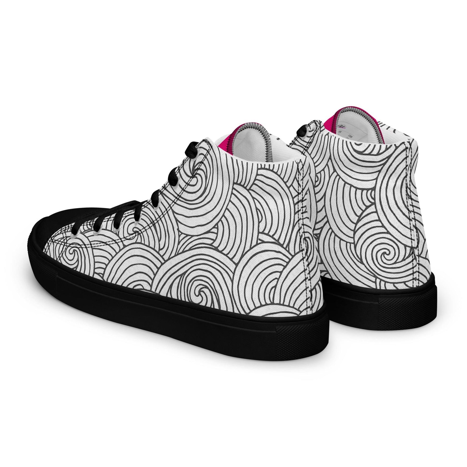 Zapatillas de lona de caña alta DOODLES - STARWAYTOHELEN