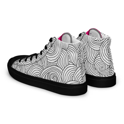 Zapatillas de lona de caña alta DOODLES - STARWAYTOHELEN