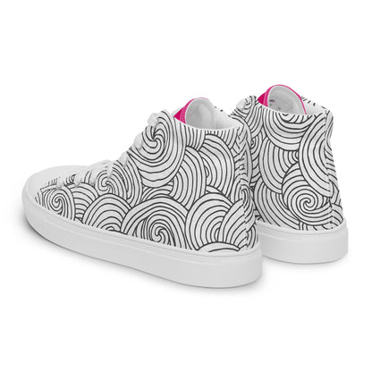 Zapatillas de lona de caña alta DOODLES - STARWAYTOHELEN