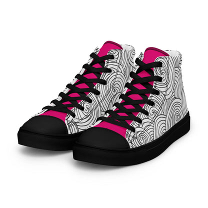 Zapatillas de lona de caña alta DOODLES - STARWAYTOHELEN
