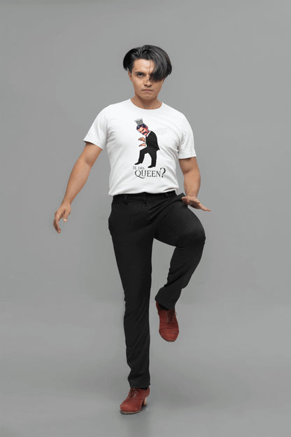 Hombre con camiseta Te Das Queen?, parodia de Queen - Starway to Helen