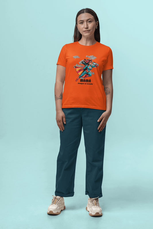 CAMISETA NARANJA DIA DE LA MADRE