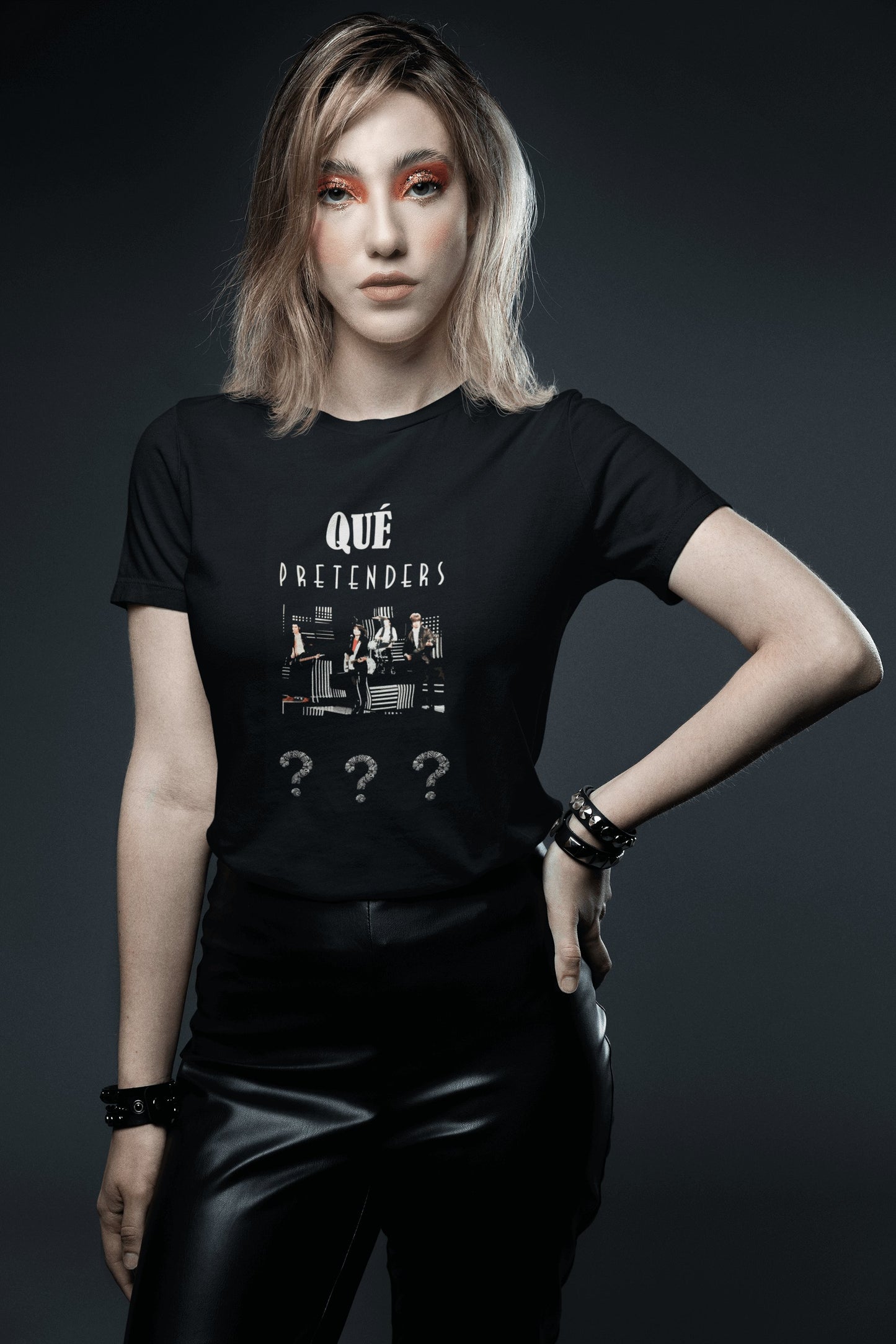 Mujer con camiseta Qué Pretenders, banda The Pretenders - Starway to Helen