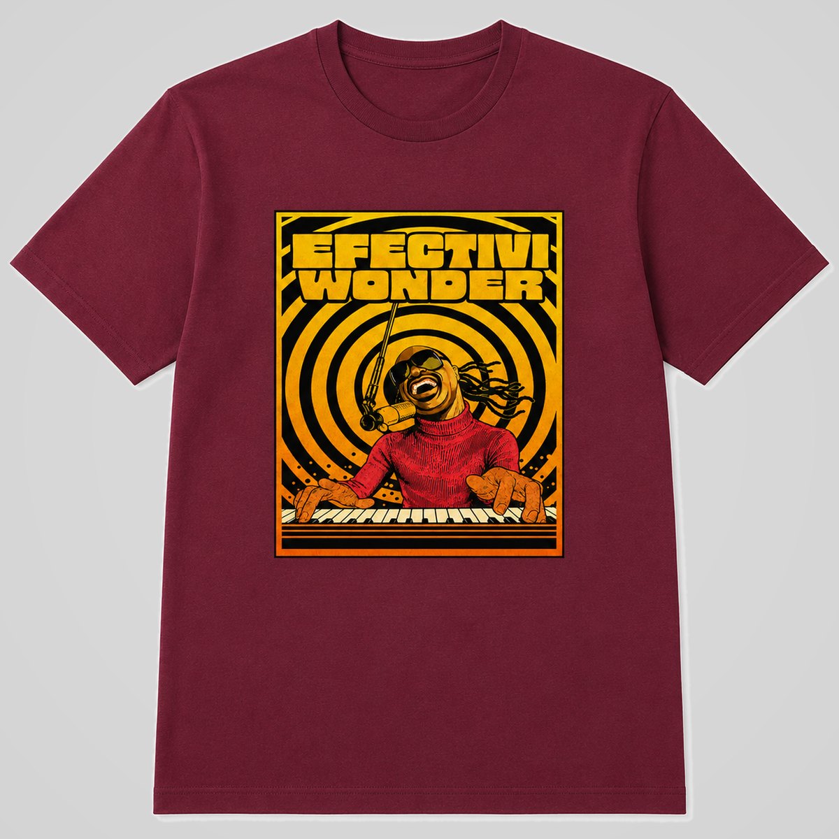 Camiseta Efectiviwonder parodia de Stevie Wonder - Starway to Helen