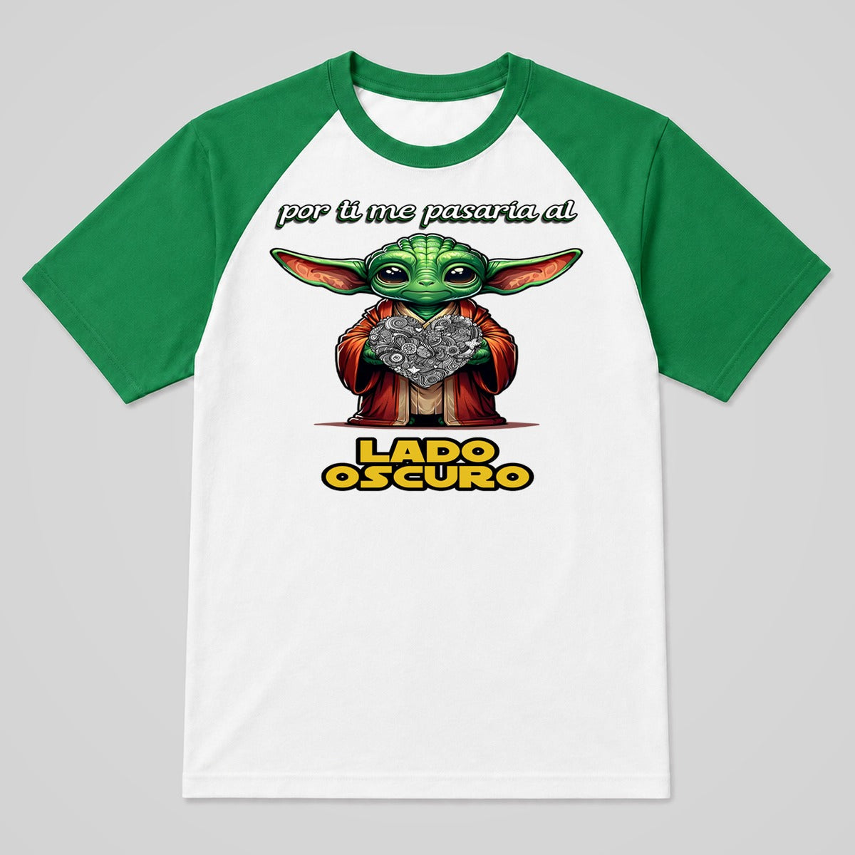 Camiseta Por Ti Me Pasaría al Lado Oscuro parodia de Star Wars (Darth Vader) - Starway to Helen