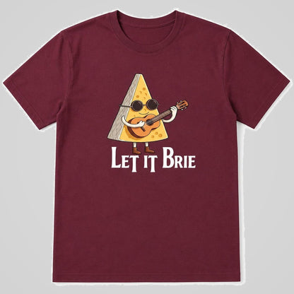 Camiseta Let it Brie parodia de Let It Be de The Beatles - Starway to Helen