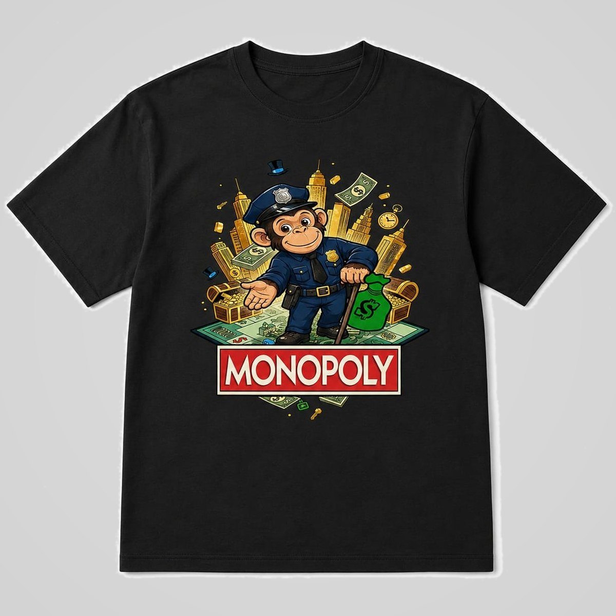Camiseta Monopoly parodia del juego de mesa Monopoly - Starway to Helen