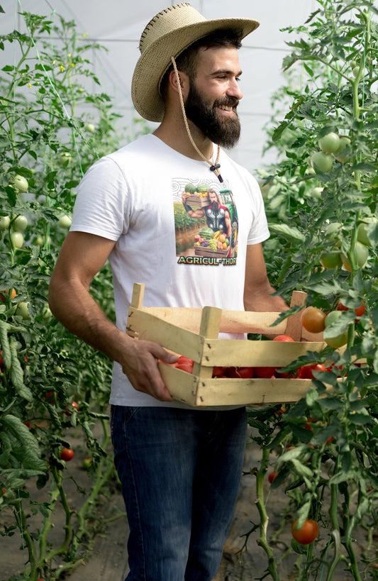 Camiseta "Agricul-Thor" - ¡El dios del trueno se convierte en el dios de la cosecha!

¿Quién dijo que ser un superhéroe es solo para salvar el mundo? Con la camiseta "Agricul-Thor", ¡Thor se pone manos a la obra en el campo! Esta prenda combina el poder de la agricultura con el humor geek, convirtiéndola en el regalo perfecto para los amantes del campo y de los superhéroes.

Características de la camiseta:
100% algodón, suave y cómoda, perfecta para llevar en cualquier ocasión.
Diseño original que muestra a