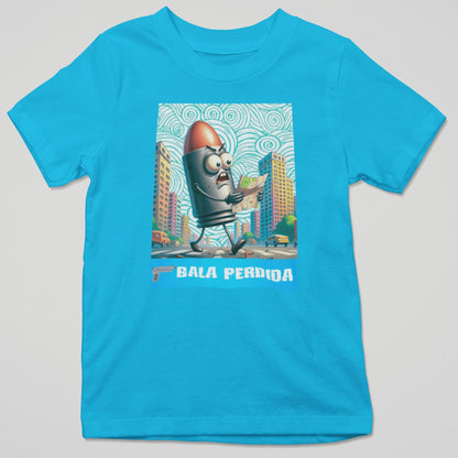 Camiseta divertida
Ropa con humor
Regalos para amigos despistados
Ropa original
Camiseta con diseño gracioso
Regalos originales
Bala Perdida
