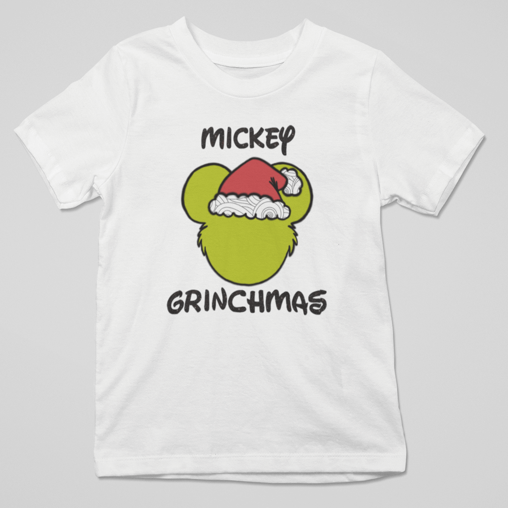 camiseta navideña
humor Mickey Grinch
ropa divertida para Navidad
StarWayToHelen diseño original