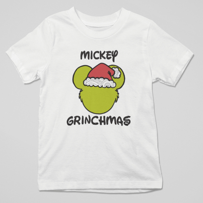 camiseta navideña
humor Mickey Grinch
ropa divertida para Navidad
StarWayToHelen diseño original