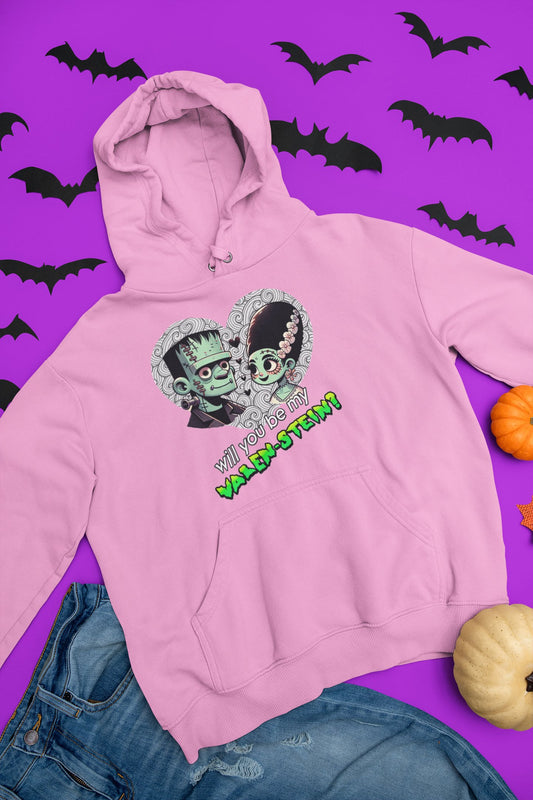 Sudadera Will You Be My Valen-Stein parodia de Frankenstein - Starway to Helen