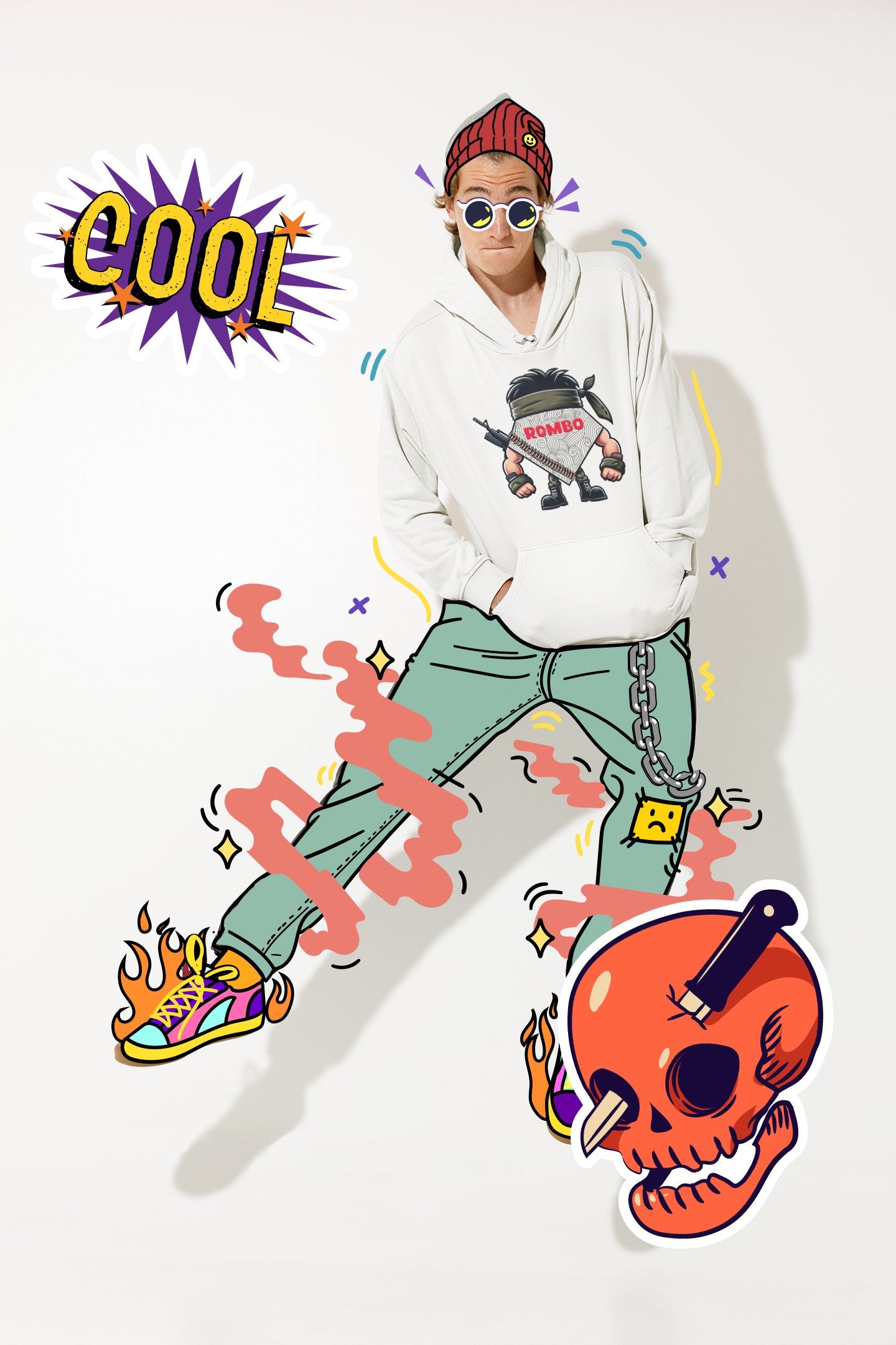 Sudadera ROMBO mockup2