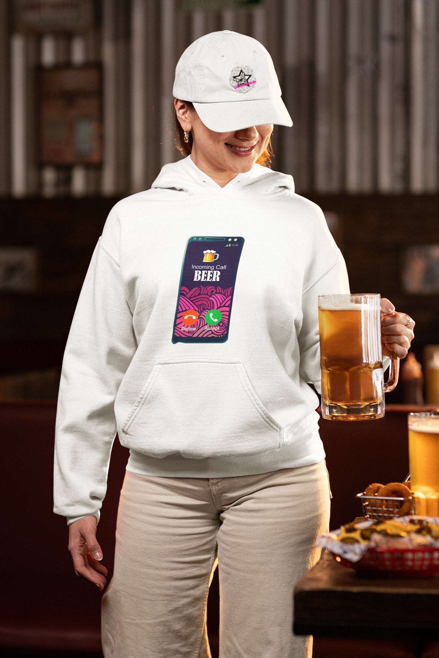 Sudadera Incoming Call Beer
