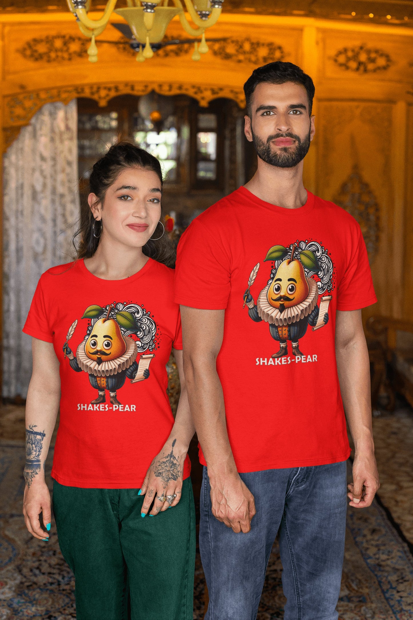 Camiseta Shakes-Pear, parodia de Shakespeare - Starway to Helen