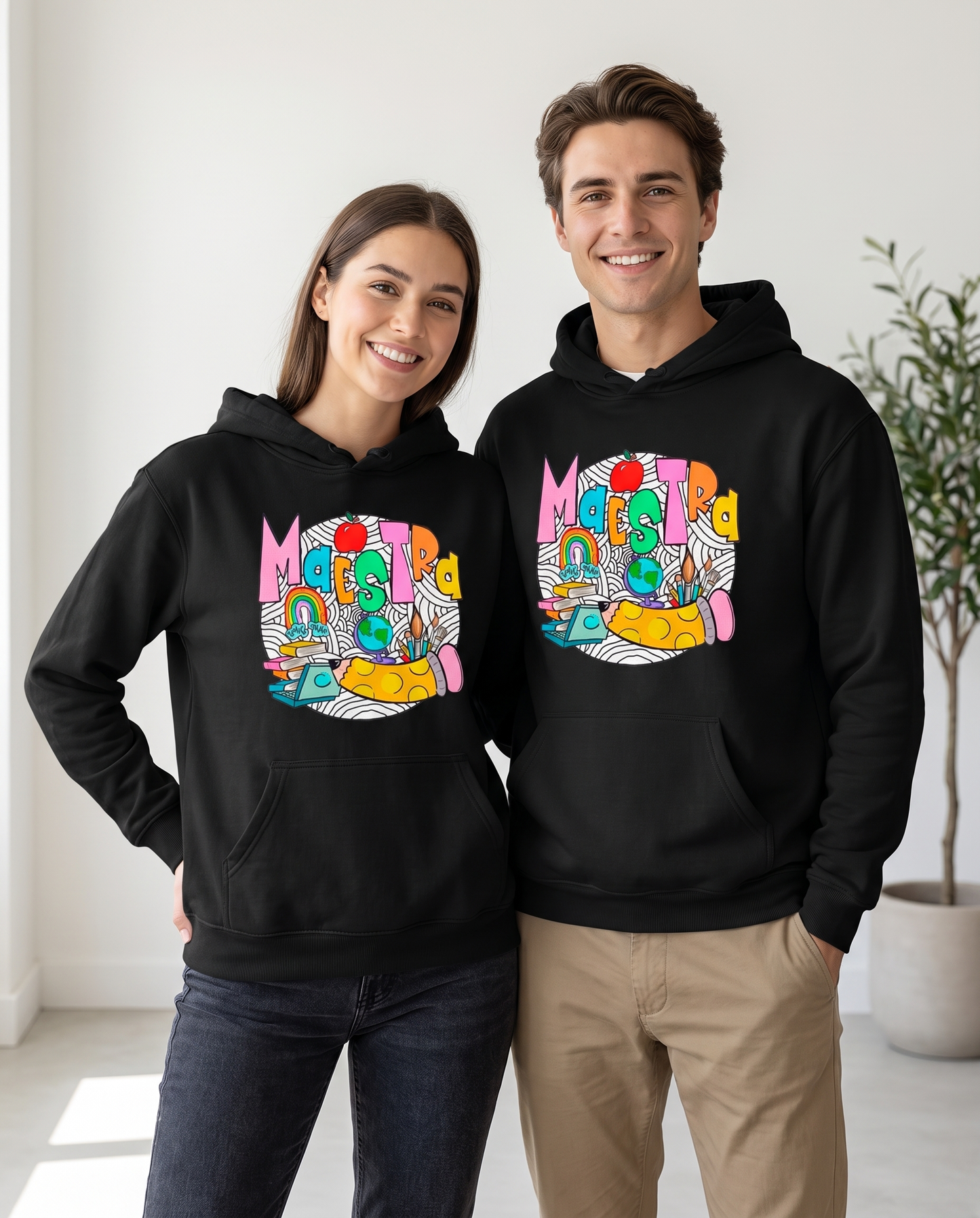 Pareja con sudadera Maestra, regalo original para el Día del Maestro - Starway to Helen
