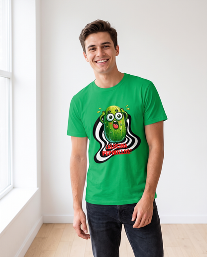 Hombre con camiseta Alucina Pepinillos, diseño divertido de pepinillo - Starway to Helen