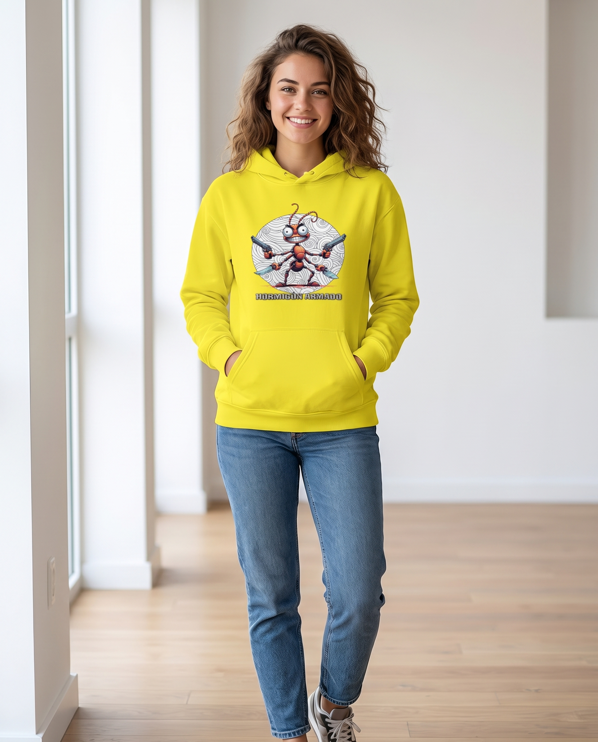 Mujer con sudadera Hormigón Armado, diseño hormiga musculosa - Starway to Helen
