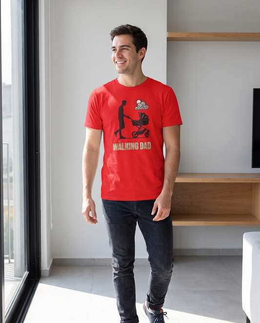 Hombre con camiseta The Walking Dad - Starway to Helen