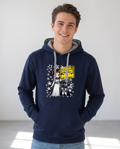Hombre con sudadera La Fuerza es Fuerte con mi Mamá, Star Wars - Starway to Helen