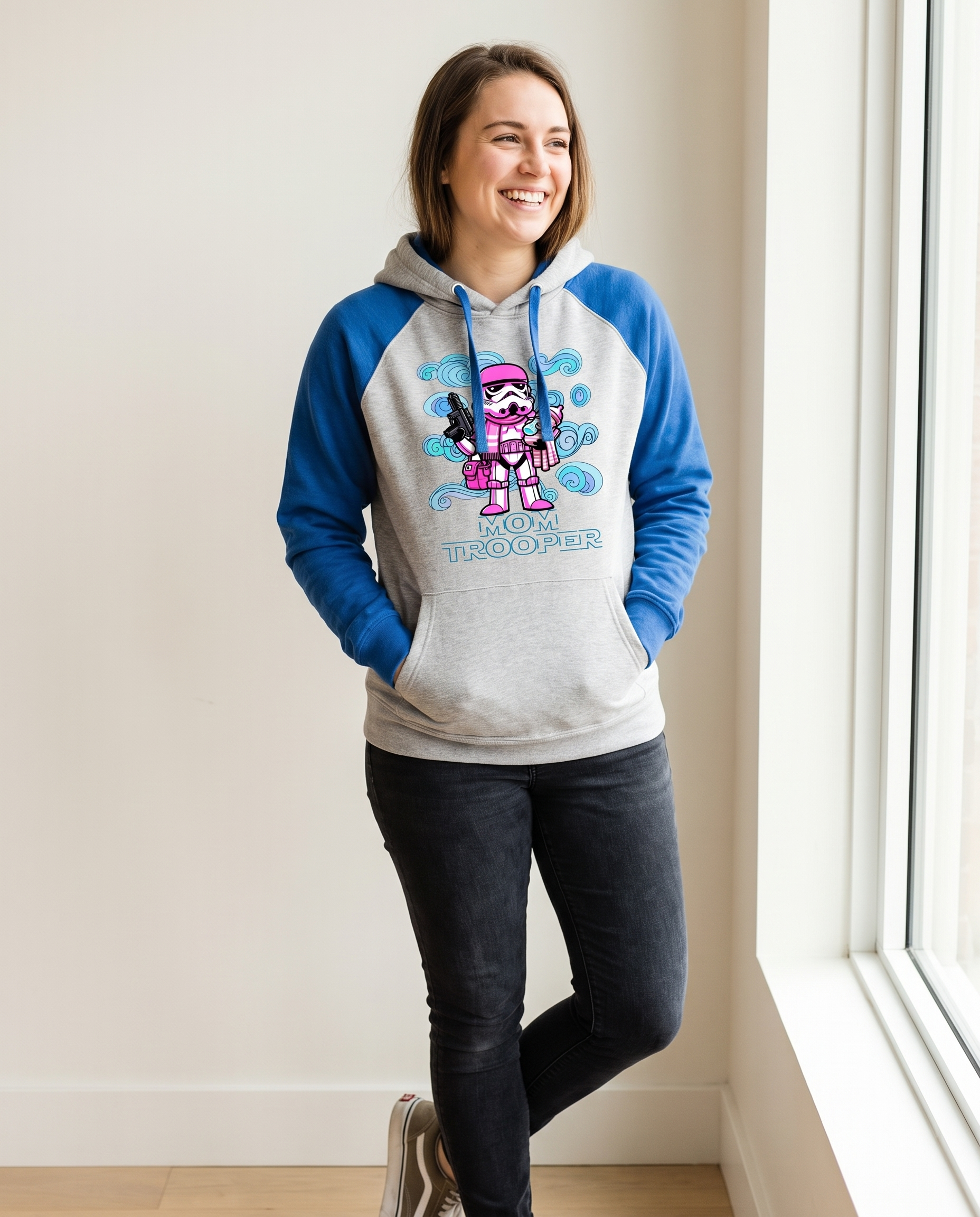 Mujer con sudadera Mom Trooper, Stormtrooper (Star Wars) - Starway to Helen