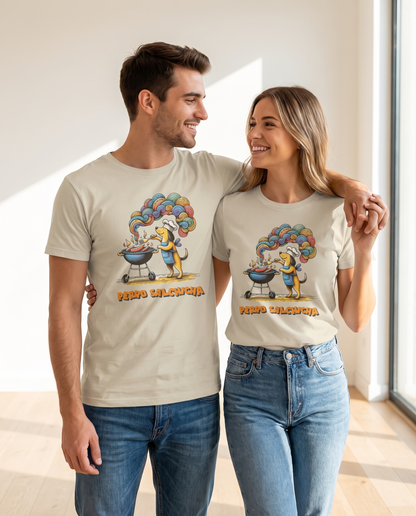 Pareja con camiseta Perro Salchicha, diseño de perro chef - Starway to Helen