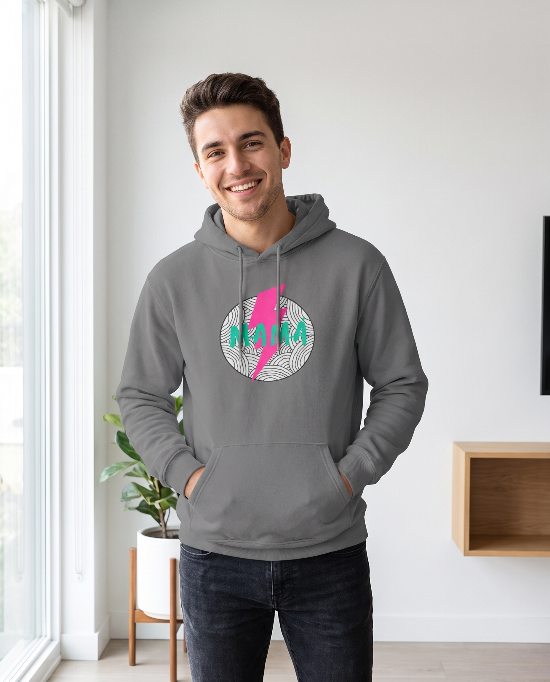Hombre con sudadera Mamá Relámpago - Starway to Helen