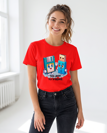 Mujer con camiseta El Disquete Es Tu Padre, Star Wars - Starway to Helen