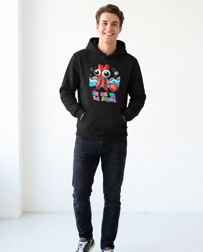 Pareja con camiseta Se Me Va la Pinza, diseño de pinza con humor - Starway to Helen