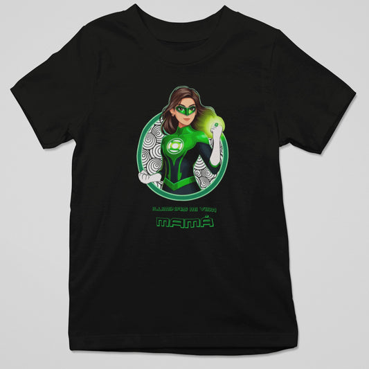 Camiseta Iluminas Mi Vida Mamá con diseño linterna y amor filial, regalo Día de la Madre