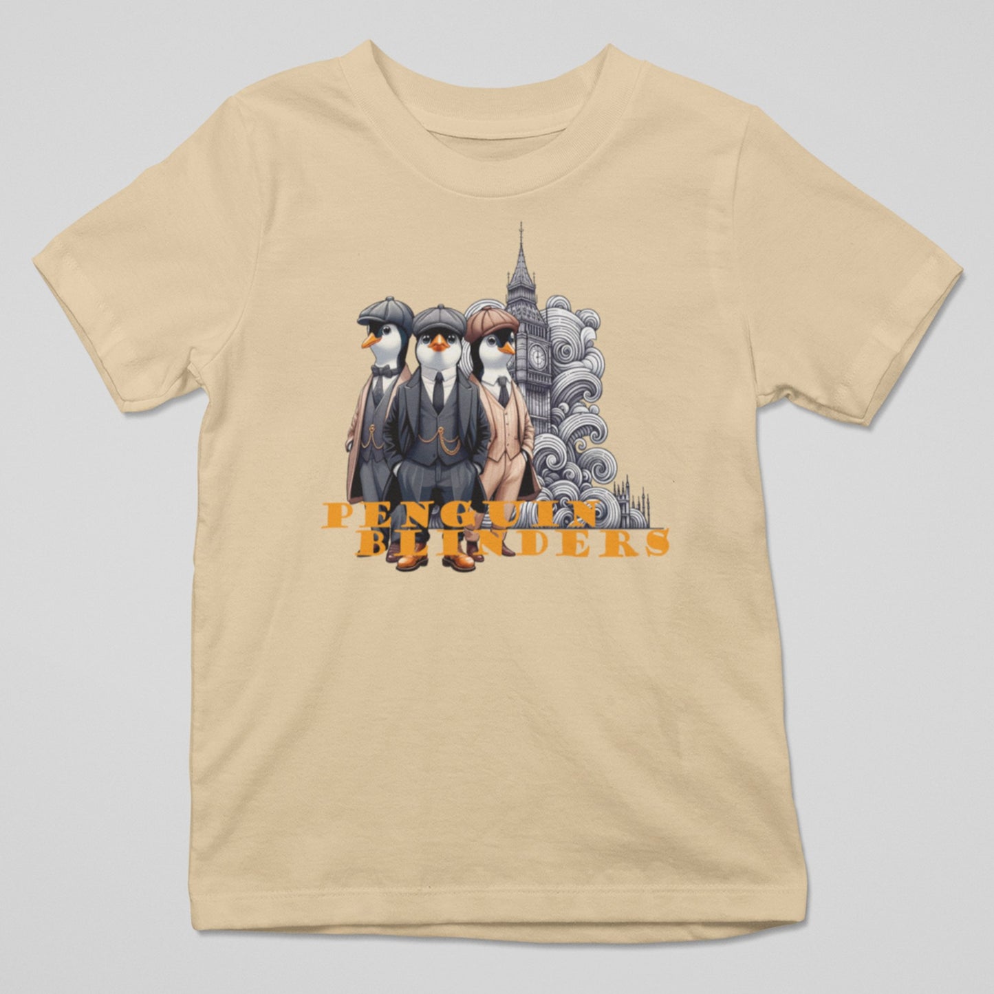 Camiseta Penguin Blinders parodia de Peaky Blinders con pingüinos - Starway to Helen