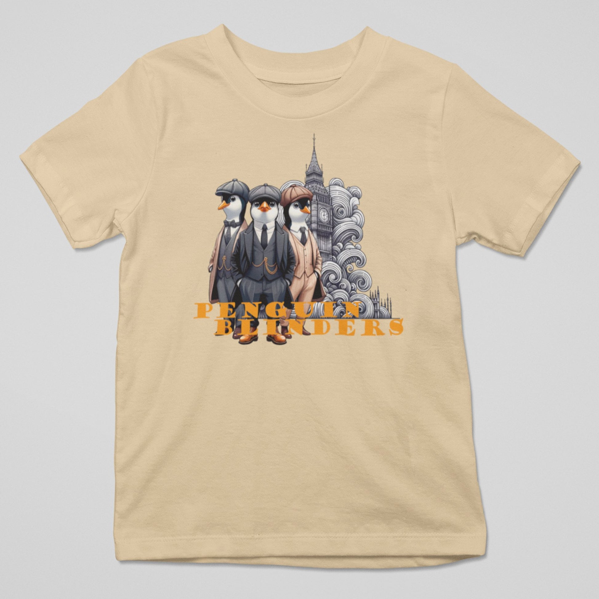 Camiseta Penguin Blinders parodia de Peaky Blinders con pingüinos - Starway to Helen