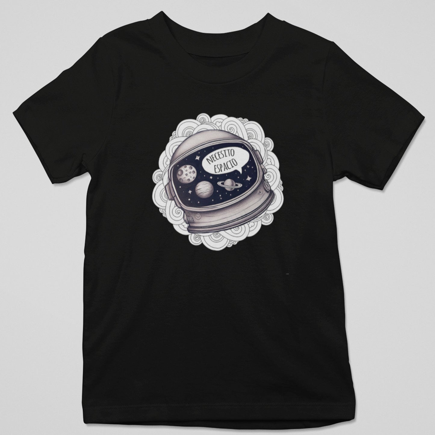 Camiseta Necesito Espacio con diseño astronauta y galaxia, regalo humor espacial