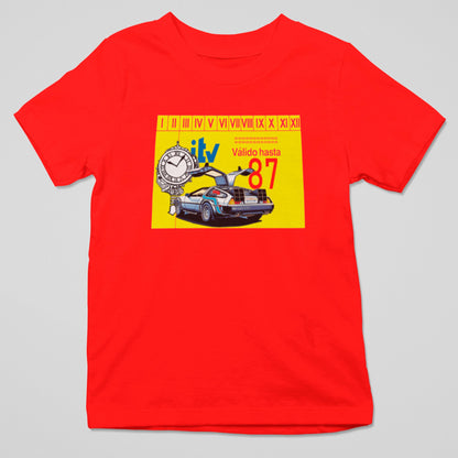 Camiseta ITV DeLorean parodia del DeLorean de Regreso al Futuro - Starway to Helen