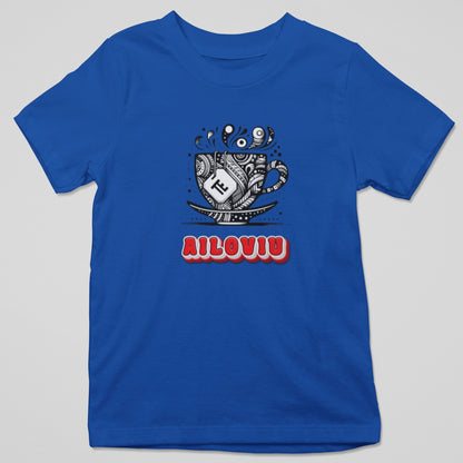 Camiseta Ailoviu Té con diseño taza de té y amor, regalo romántico divertido